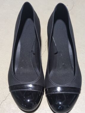 Croc's Wedges Black 8